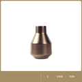 Modern And Simple Golden Ceramic Vase Ornaments Nordic Net Red Creative