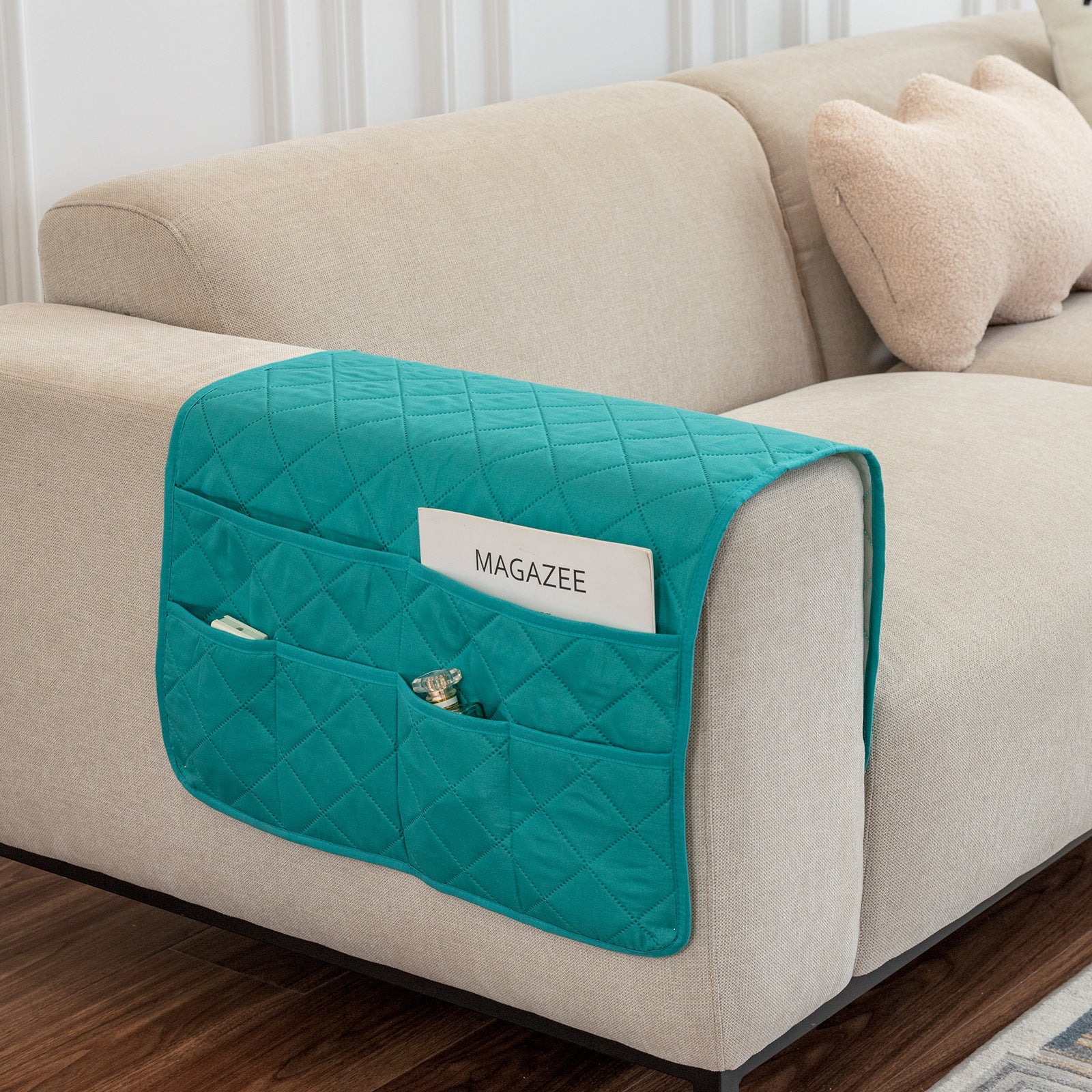 With Storage Pocket Sofa Hand Towel Magazine Management Bag
