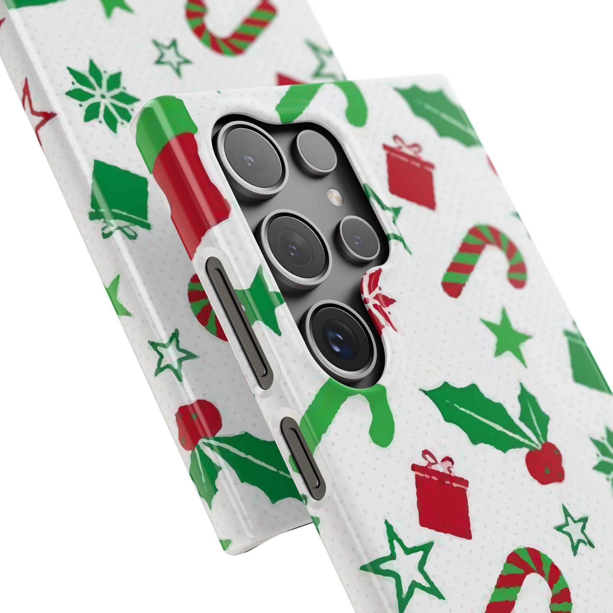 Custom Samsung Tough Phone Case – Christmas Santa Holiday Design, Festive Xmas Protection