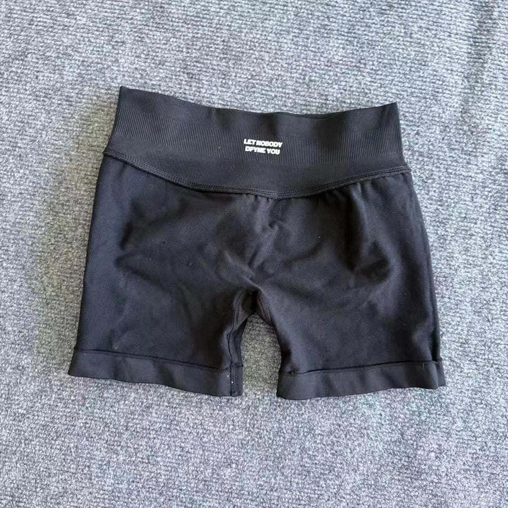 Impact Shorts with Logo Women Seamless Yoga - Scrunch Bum - Gym - Workout - Biker - Fitness