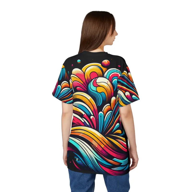 Abstract Brush Strokes Tee - Unisex All Over Print - DipaliZ