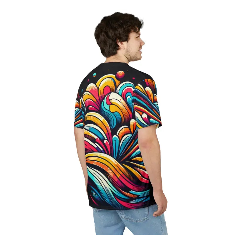 Abstract Brush Strokes Tee - Unisex All Over Print - DipaliZ