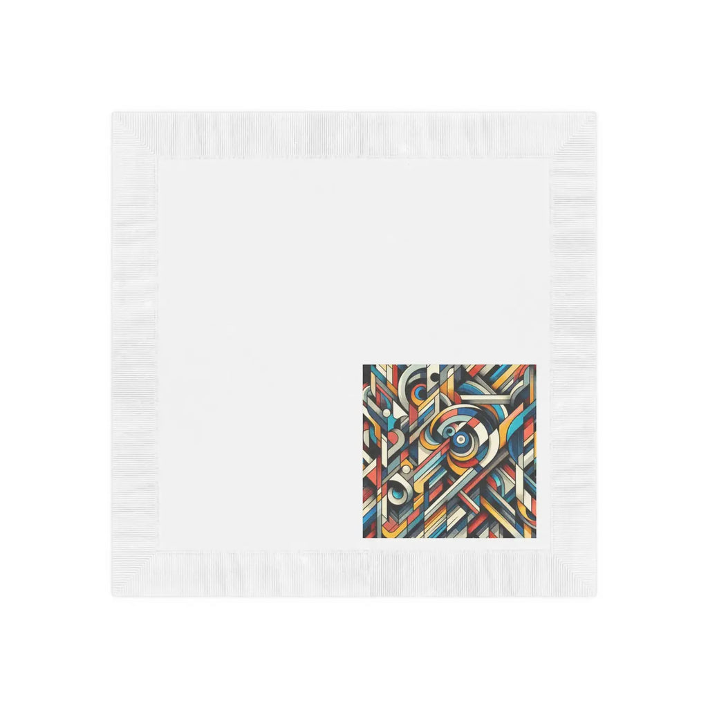 Geometric Pattern Paper Napkins - Colorful Party Decor - DipaliZ