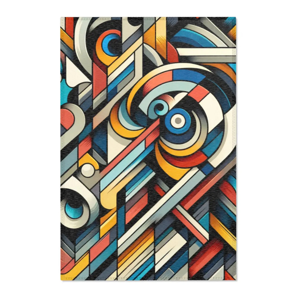 Abstract Colorful Pattern Area Rugs - Vibrant Home Decor - DipaliZ