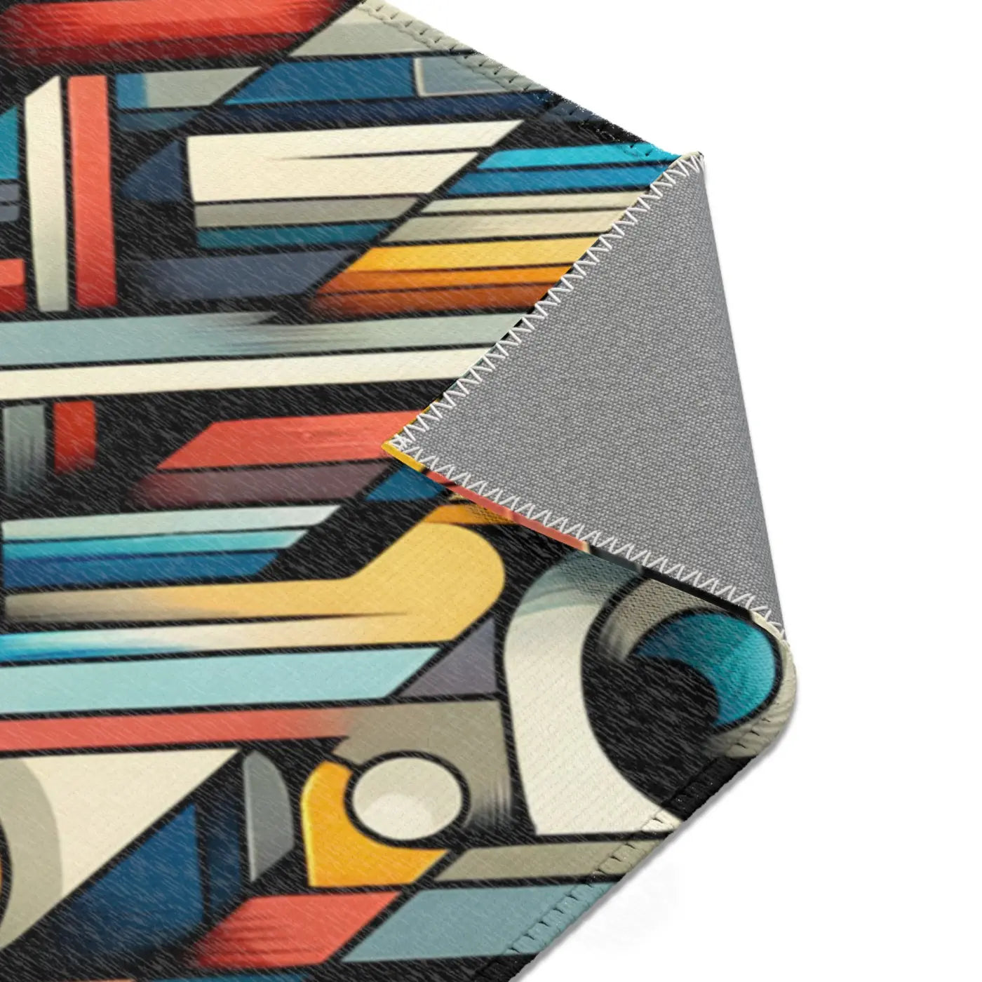 Abstract Colorful Pattern Area Rugs - Vibrant Home Decor - DipaliZ
