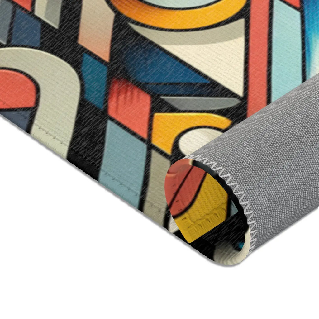Abstract Colorful Pattern Area Rugs - Vibrant Home Decor - DipaliZ
