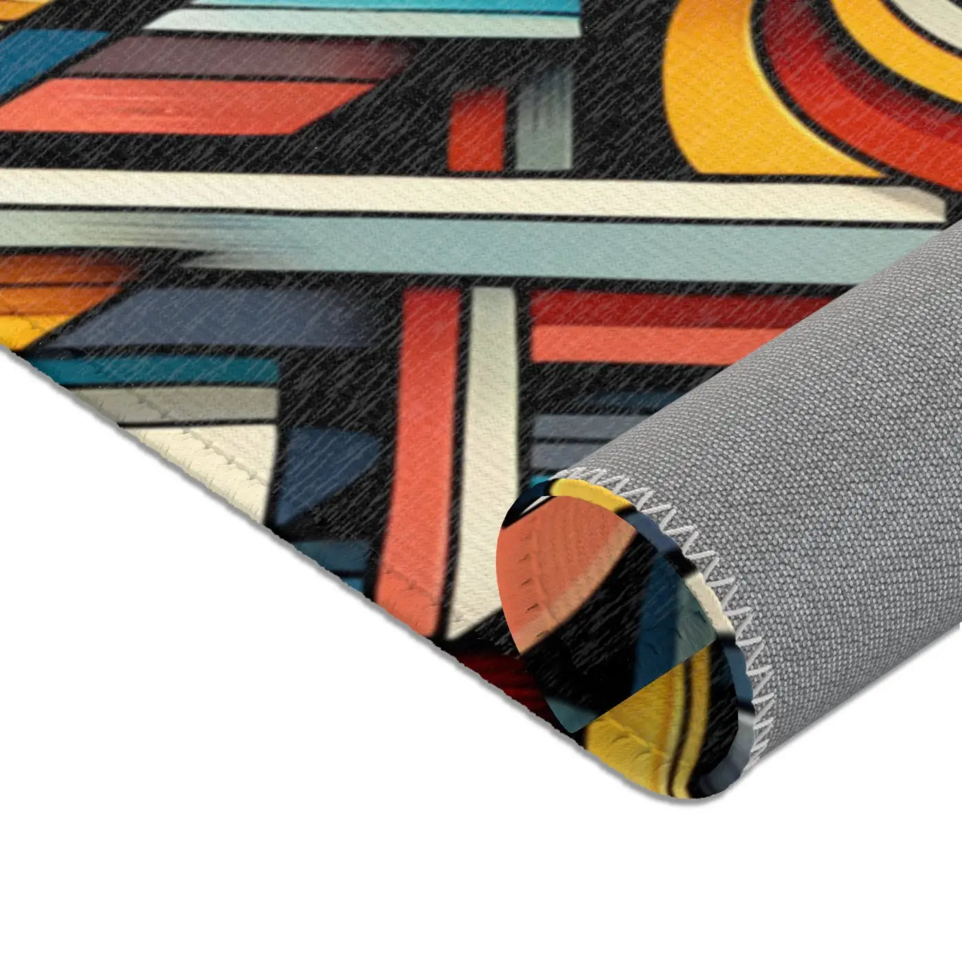 Abstract Colorful Pattern Area Rugs - Vibrant Home Decor - DipaliZ