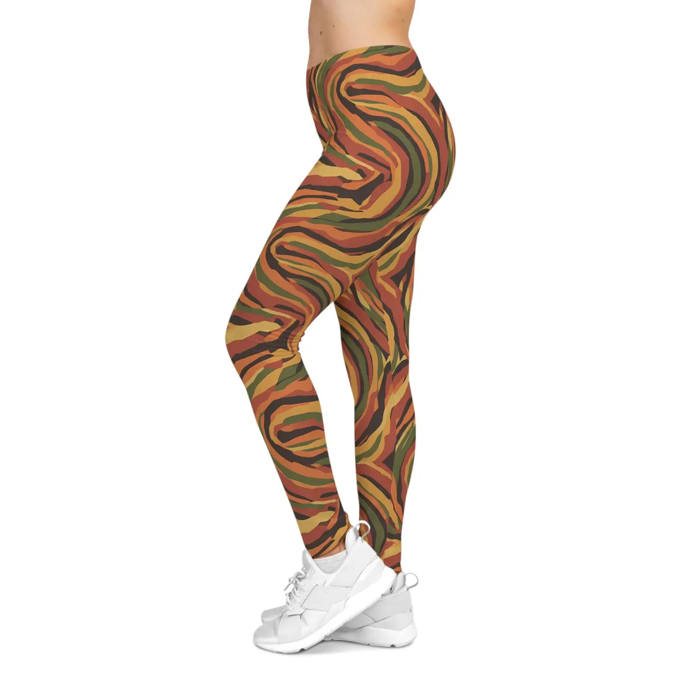 Earth Spiral Leggings - Premium Women's Fashion Activewear - DipaliZ