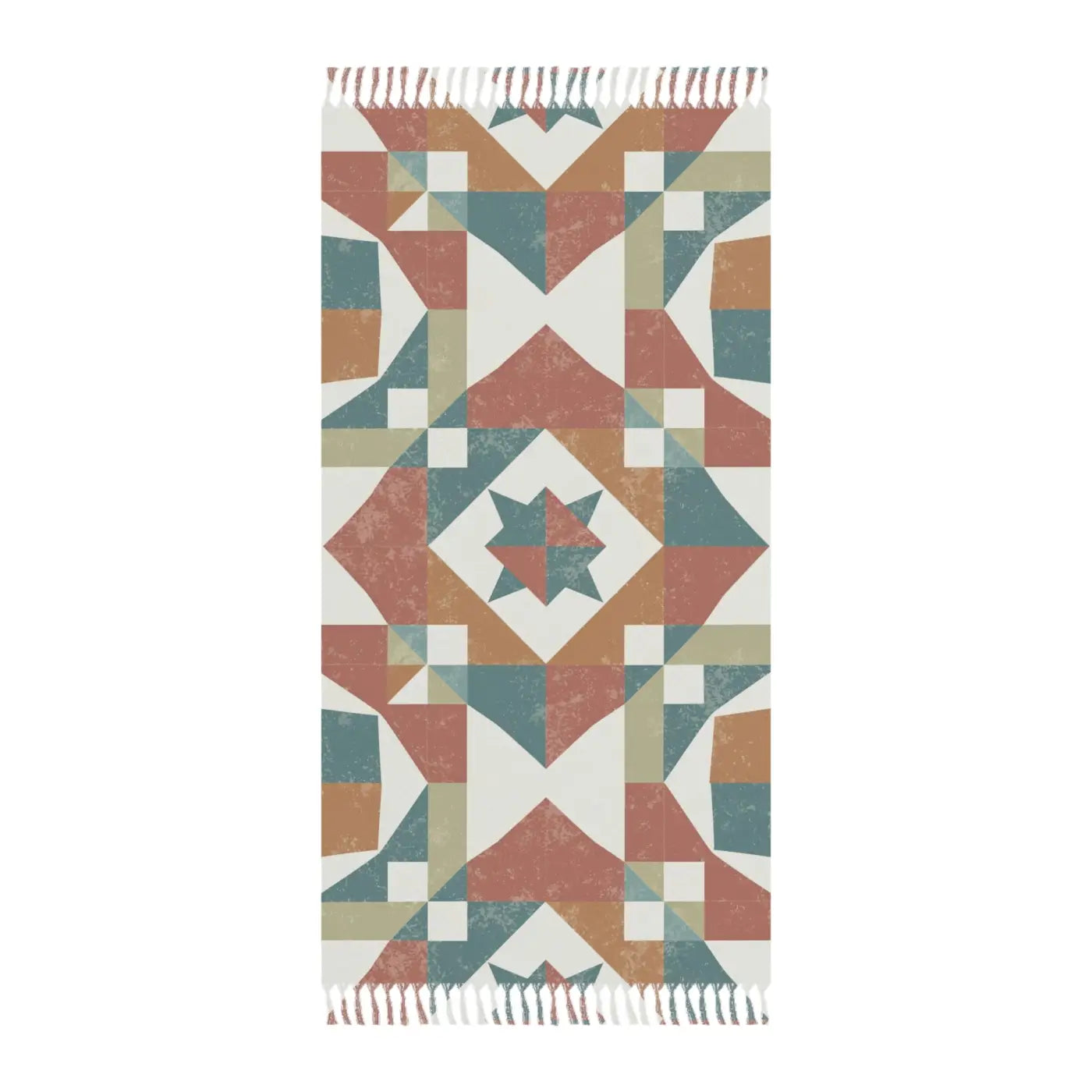 Boho Beach Cloth - Abstract Geometric Pattern for Outdoors - DipaliZ