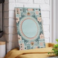 Geometric Glass Cutting Board - Abstract Art Design - DipaliZ
