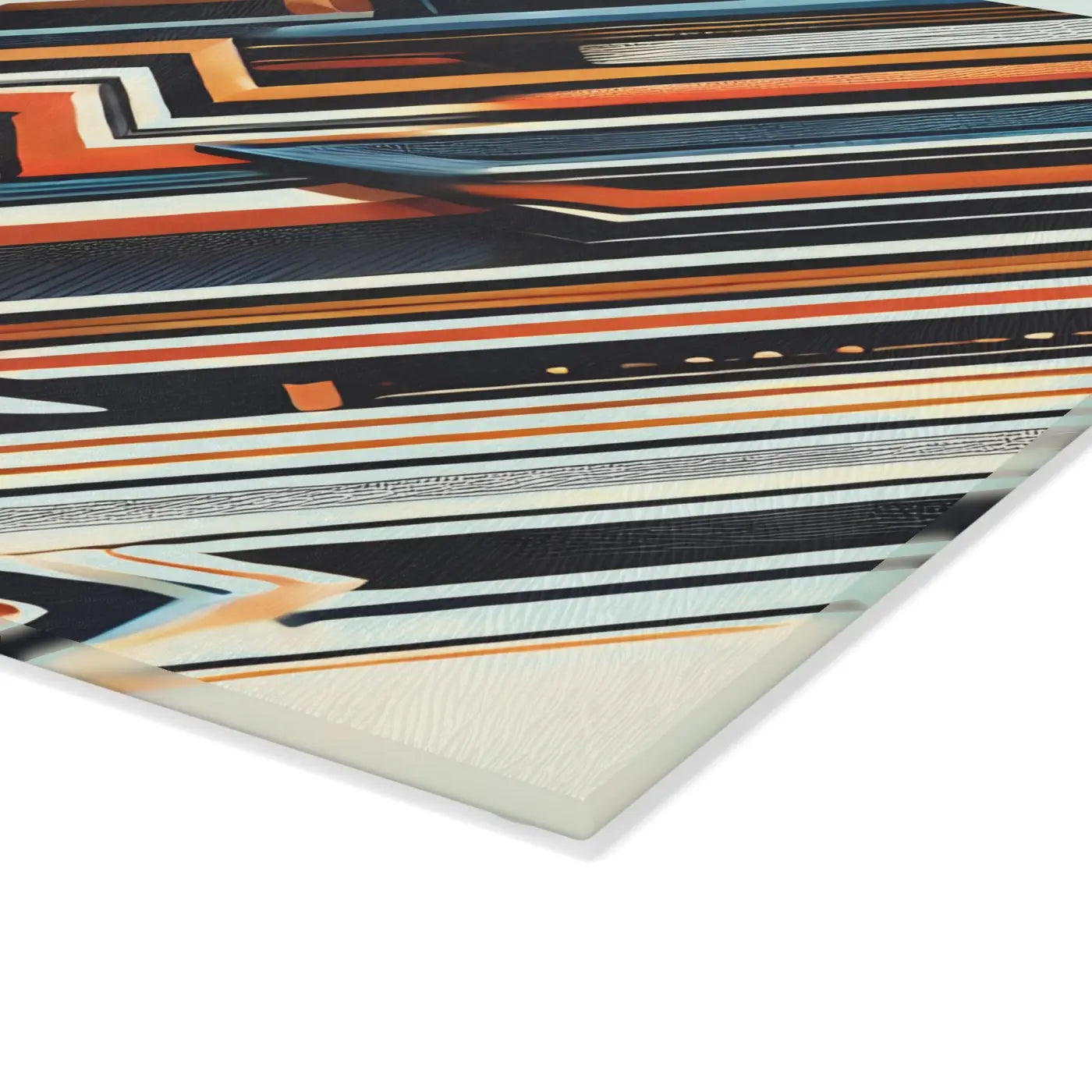 Abstract Glass Cutting Board - Geometrical Pattern - DipaliZ