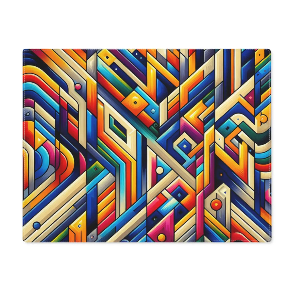 Geometrical Pattern Placemat - Modern Masterpiece Design - DipaliZ