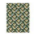 Green Camouflage Duvet - Brushed Microfiber Fabric - DipaliZ