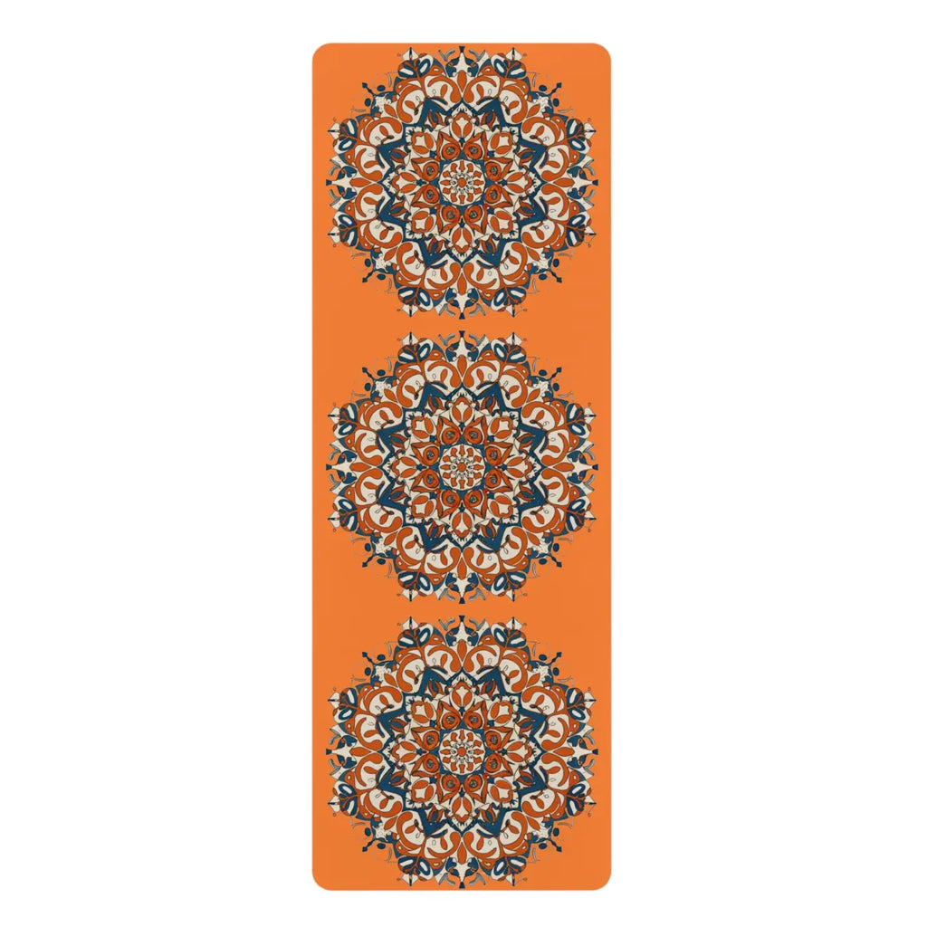 Rubber Yoga Mat - Mandala Pattern Eco-Friendly - DipaliZ