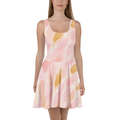 Skater Dress Abstract Pastel Pattern Flared Skirt - DipaliZ