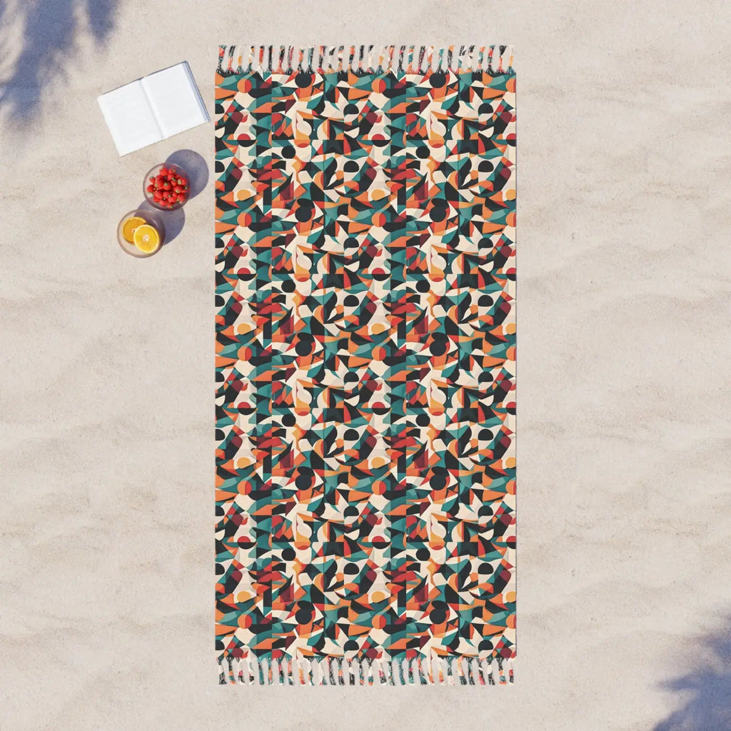Boho Beach Cloth - Abstract Pattern for Outdoor Adventures - DipaliZ