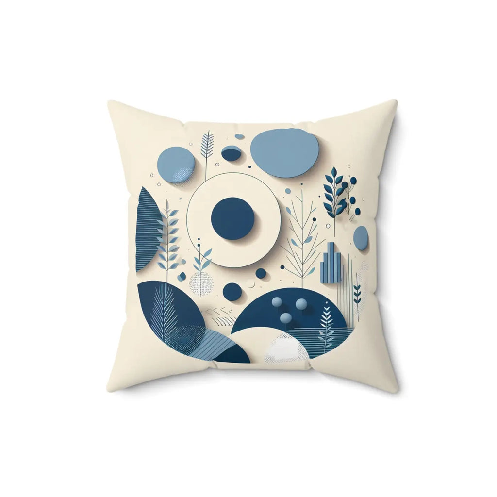 Abstract Circle Polyester Square Pillow - Home Decor - DipaliZ