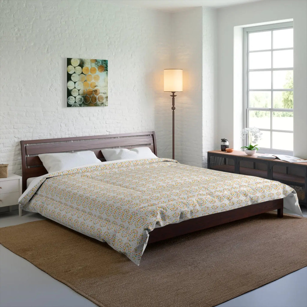 Colorful Hearts Polyester Comforter - Cozy Warmth - DipaliZ