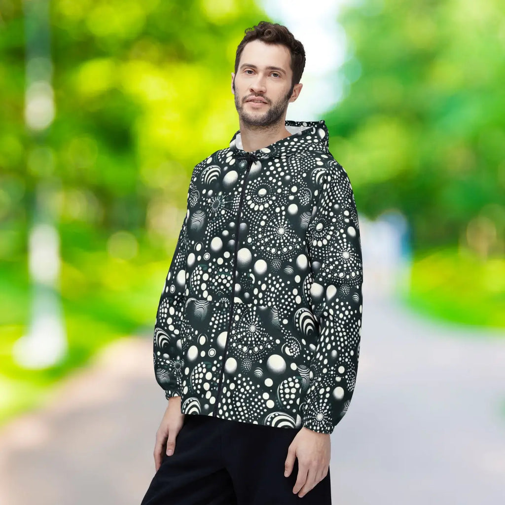 Bold Windbreaker Jacket - Color Splashes Outdoor Style - DipaliZ