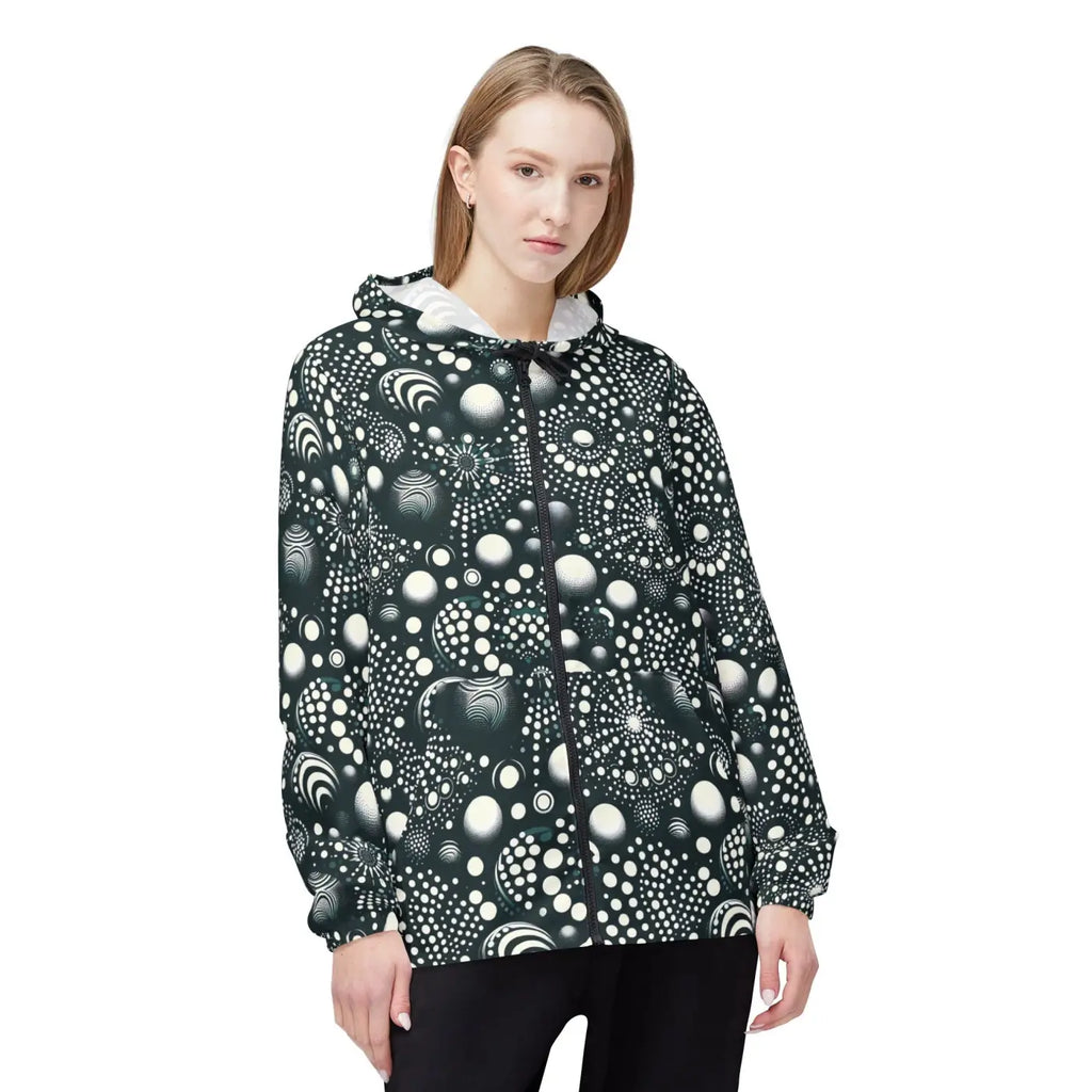 Bold Windbreaker Jacket - Color Splashes Outdoor Style - DipaliZ