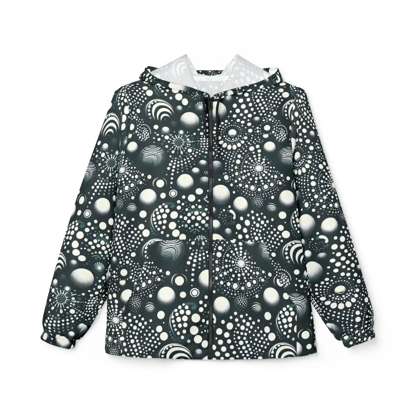 Bold Windbreaker Jacket - Color Splashes Outdoor Style - DipaliZ
