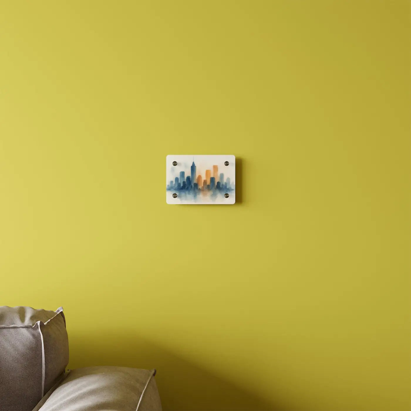 Acrylic Wall Art - Watercolor Cityscape Modern Home Decor - DipaliZ