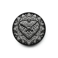 Heart Wall Clock - Acrylic Statement Design - DipaliZ