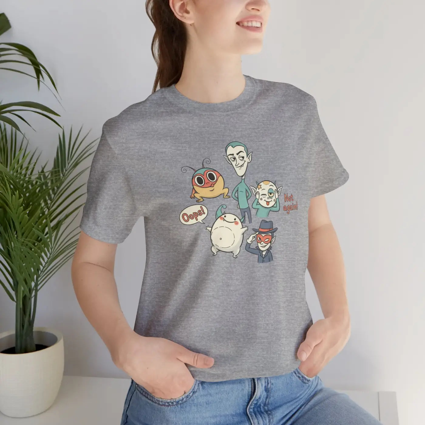Pastel Creature Doodle Tee - Chaos Style Design - DipaliZ