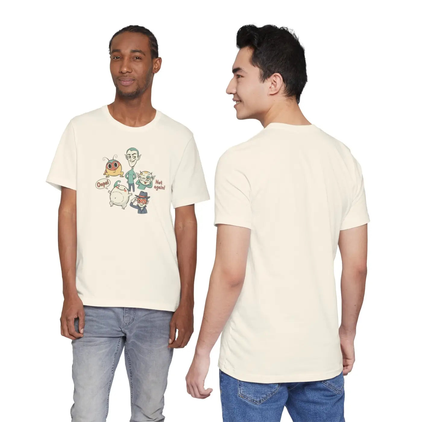 Pastel Creature Doodle Tee - Chaos Style Design - DipaliZ