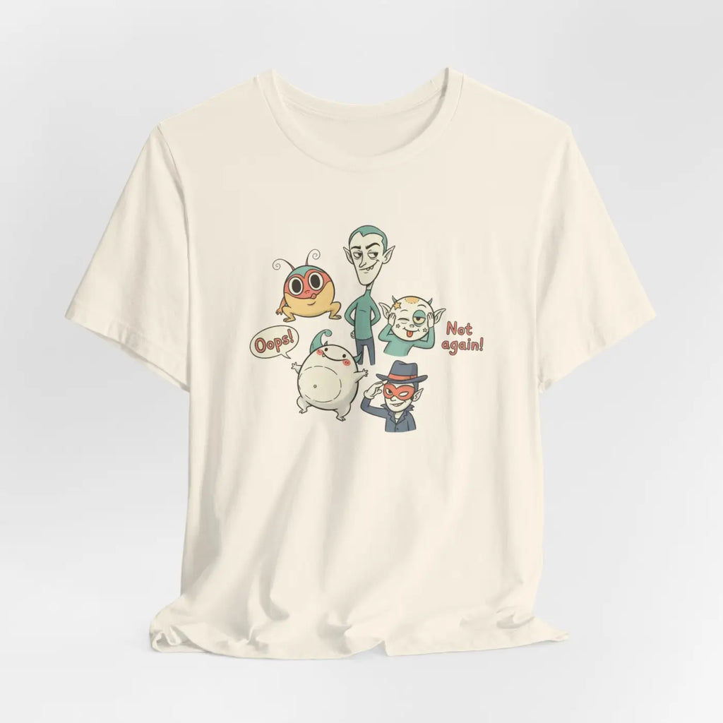 Pastel Creature Doodle Tee - Chaos Style Design - DipaliZ