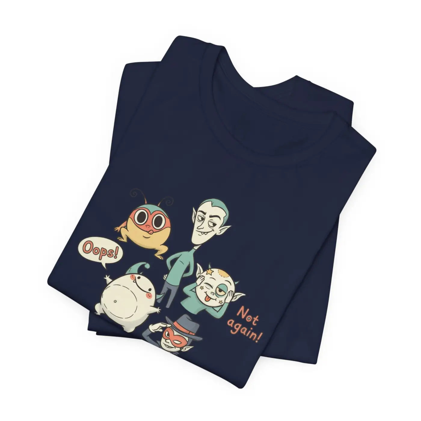 Pastel Creature Doodle Tee - Chaos Style Design - DipaliZ