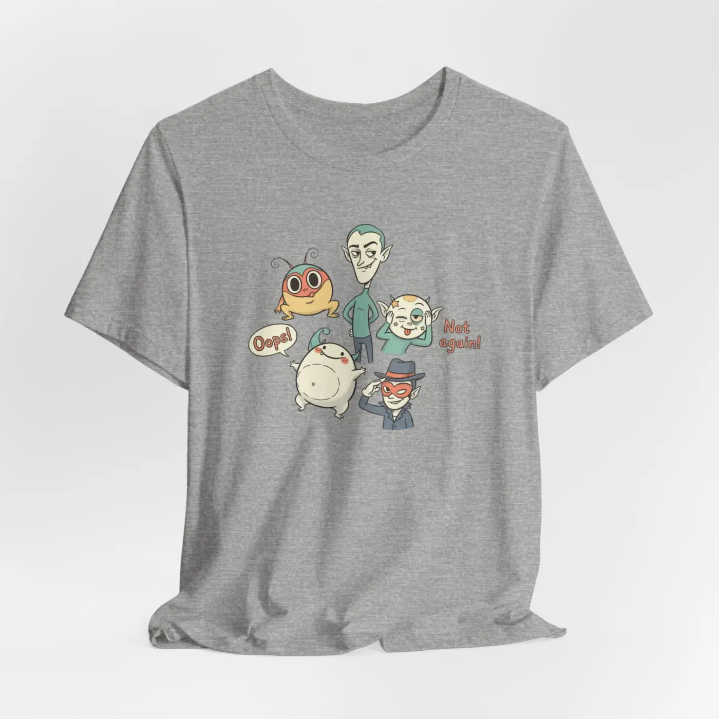 Pastel Creature Doodle Tee - Chaos Style Design - DipaliZ