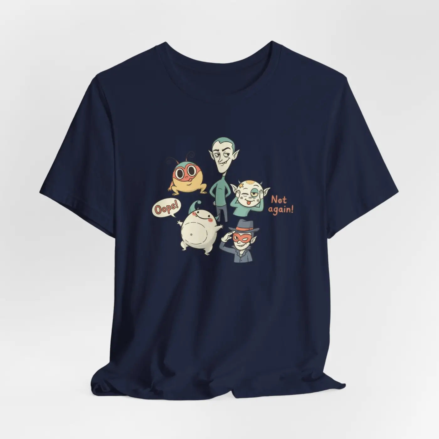 Pastel Creature Doodle Tee - Chaos Style Design - DipaliZ
