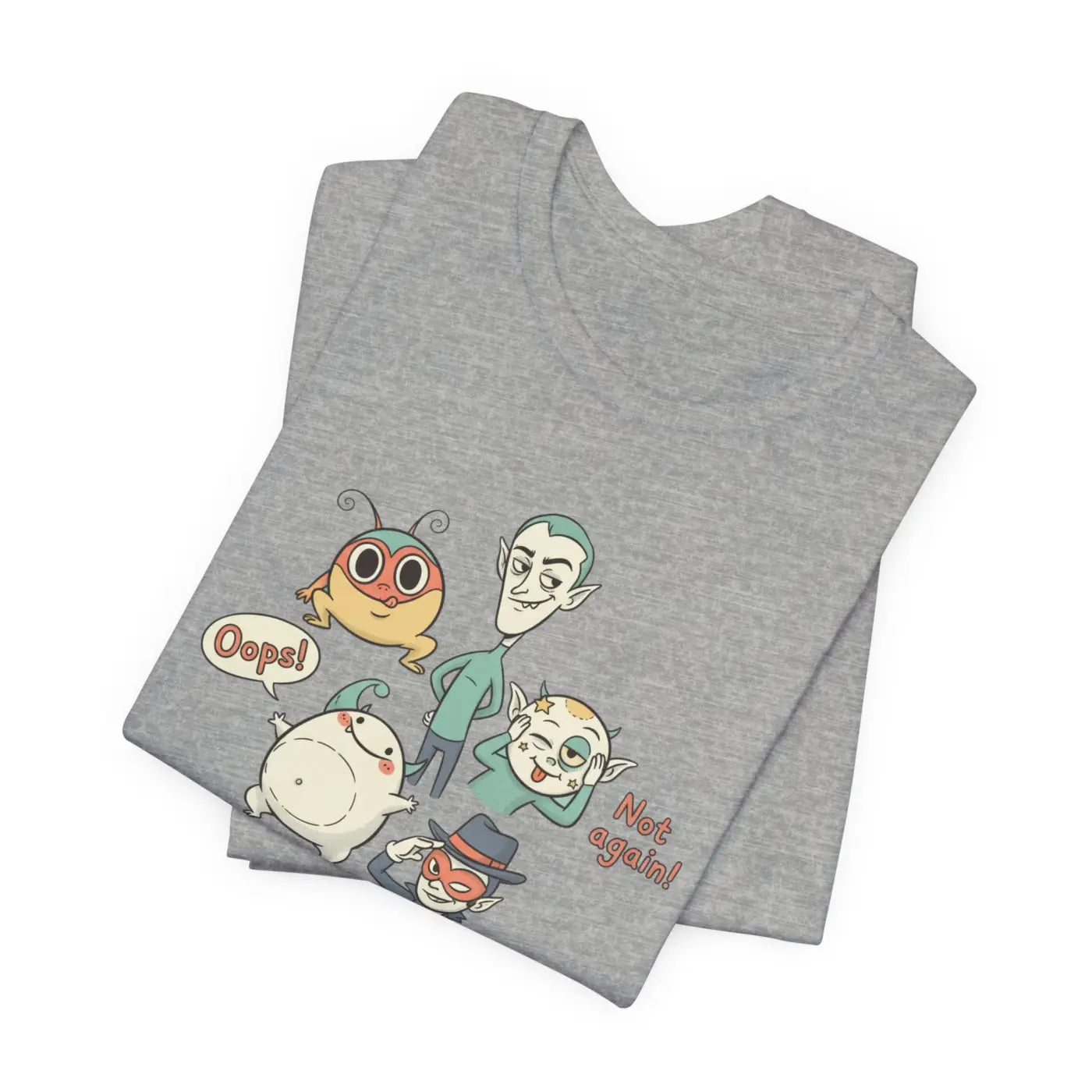 Pastel Creature Doodle Tee - Chaos Style Design - DipaliZ