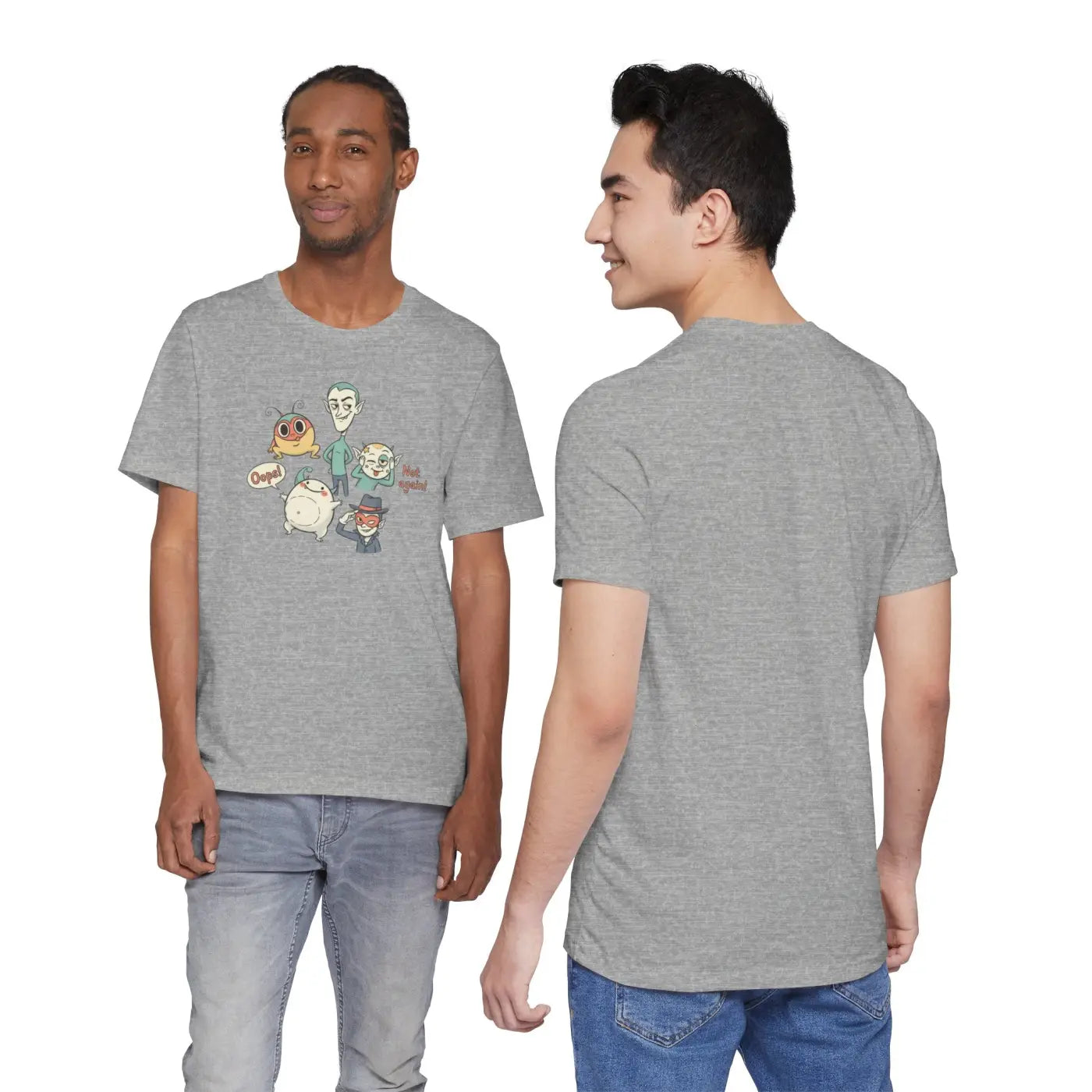 Pastel Creature Doodle Tee - Chaos Style Design - DipaliZ