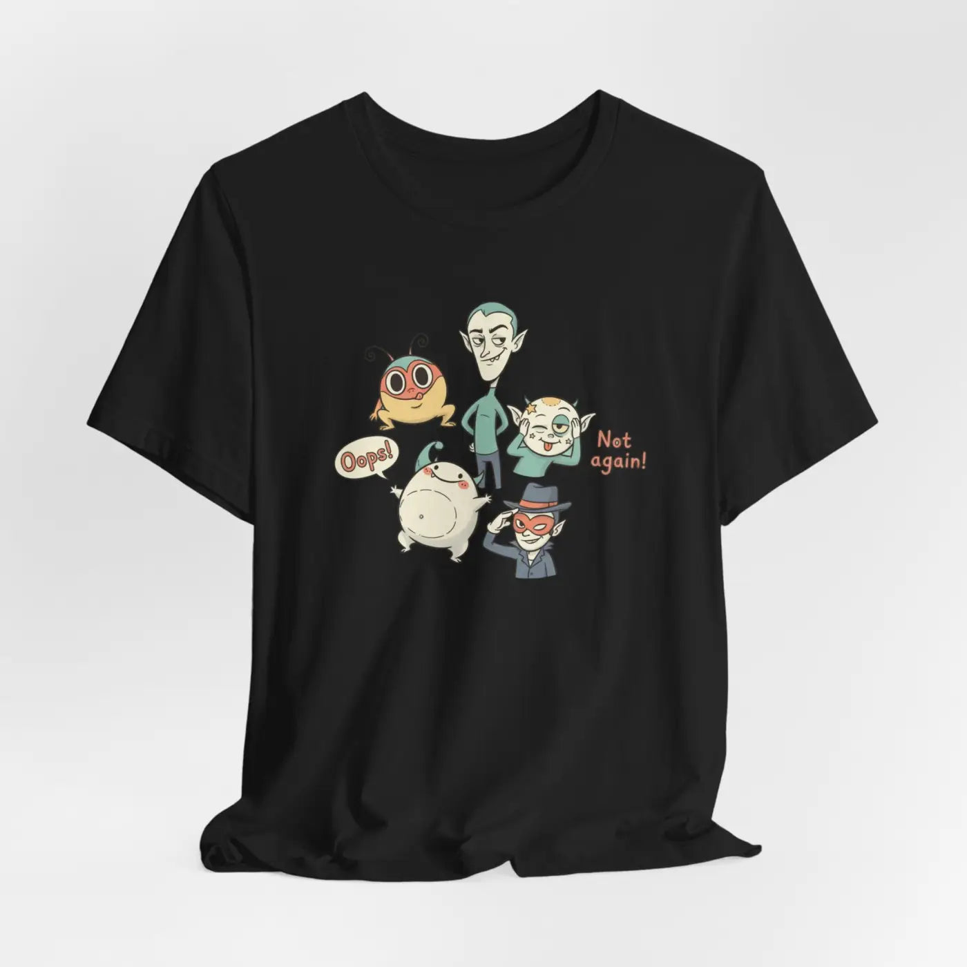 Pastel Creature Doodle Tee - Chaos Style Design - DipaliZ