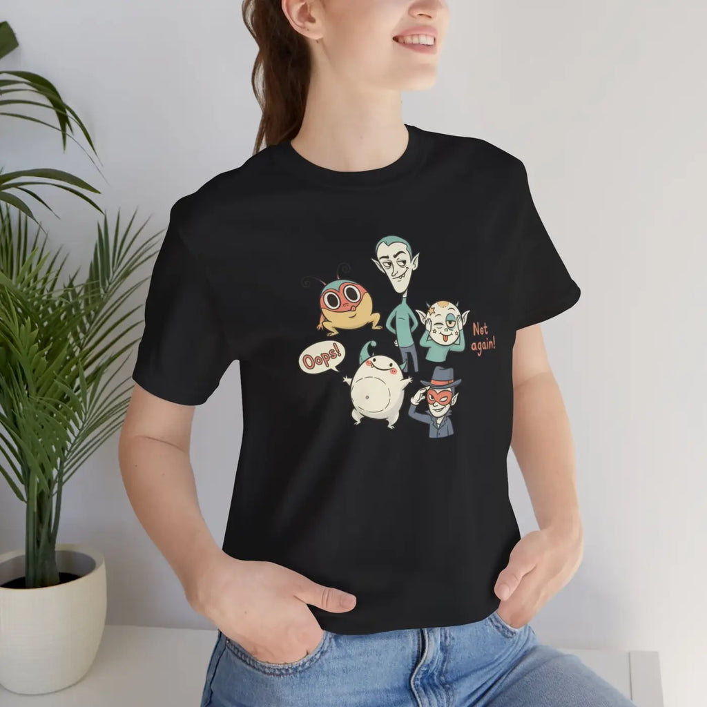 Pastel Creature Doodle Tee - Chaos Style Design - DipaliZ