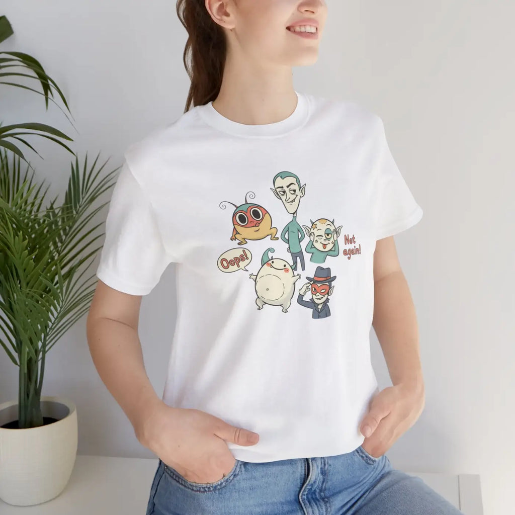 Pastel Creature Doodle Tee - Chaos Style Design - DipaliZ