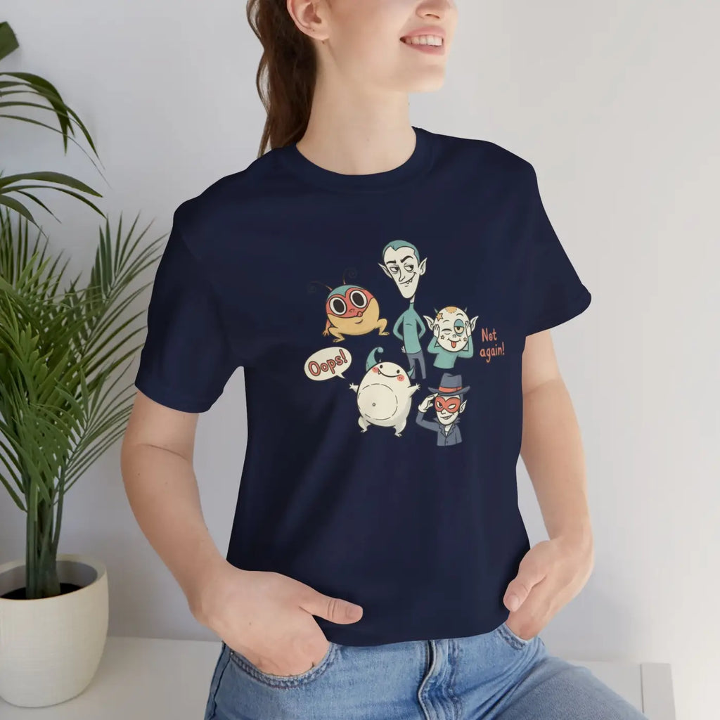 Pastel Creature Doodle Tee - Chaos Style Design - DipaliZ