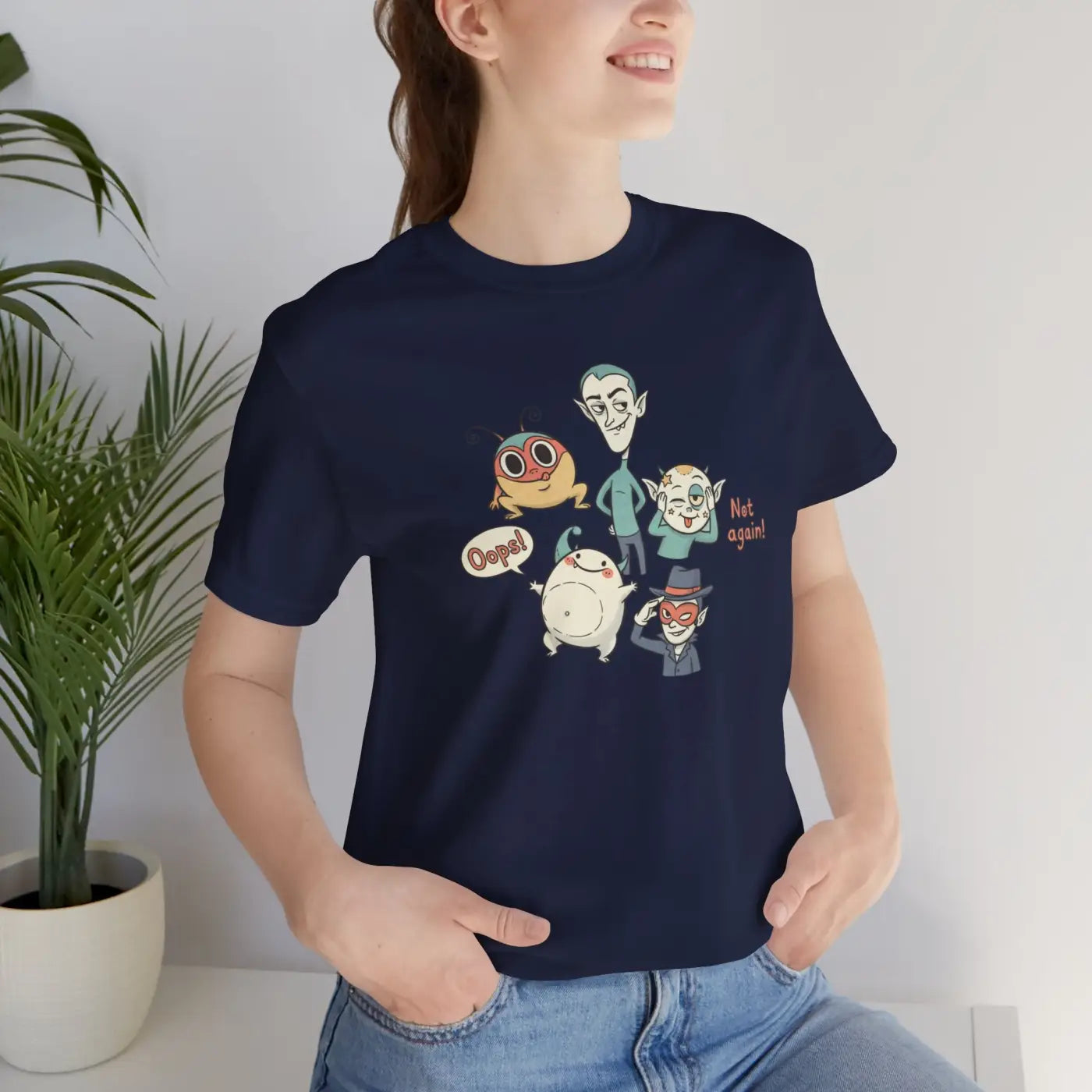 Pastel Creature Doodle Tee - Chaos Style Design - DipaliZ