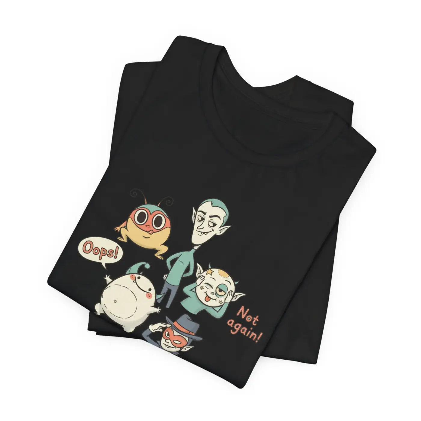 Pastel Creature Doodle Tee - Chaos Style Design - DipaliZ