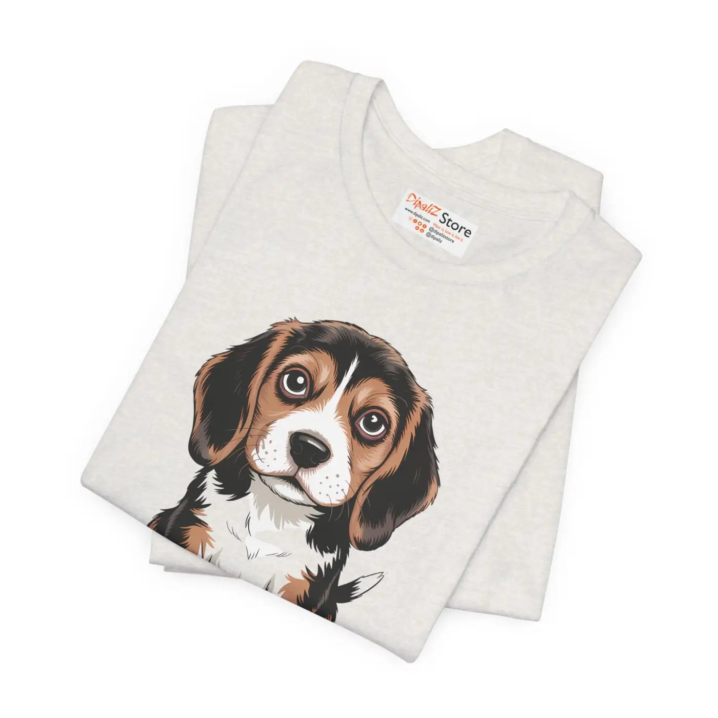 Beagle Graphic Tee - Adorable Dog Lover Shirt - DipaliZ