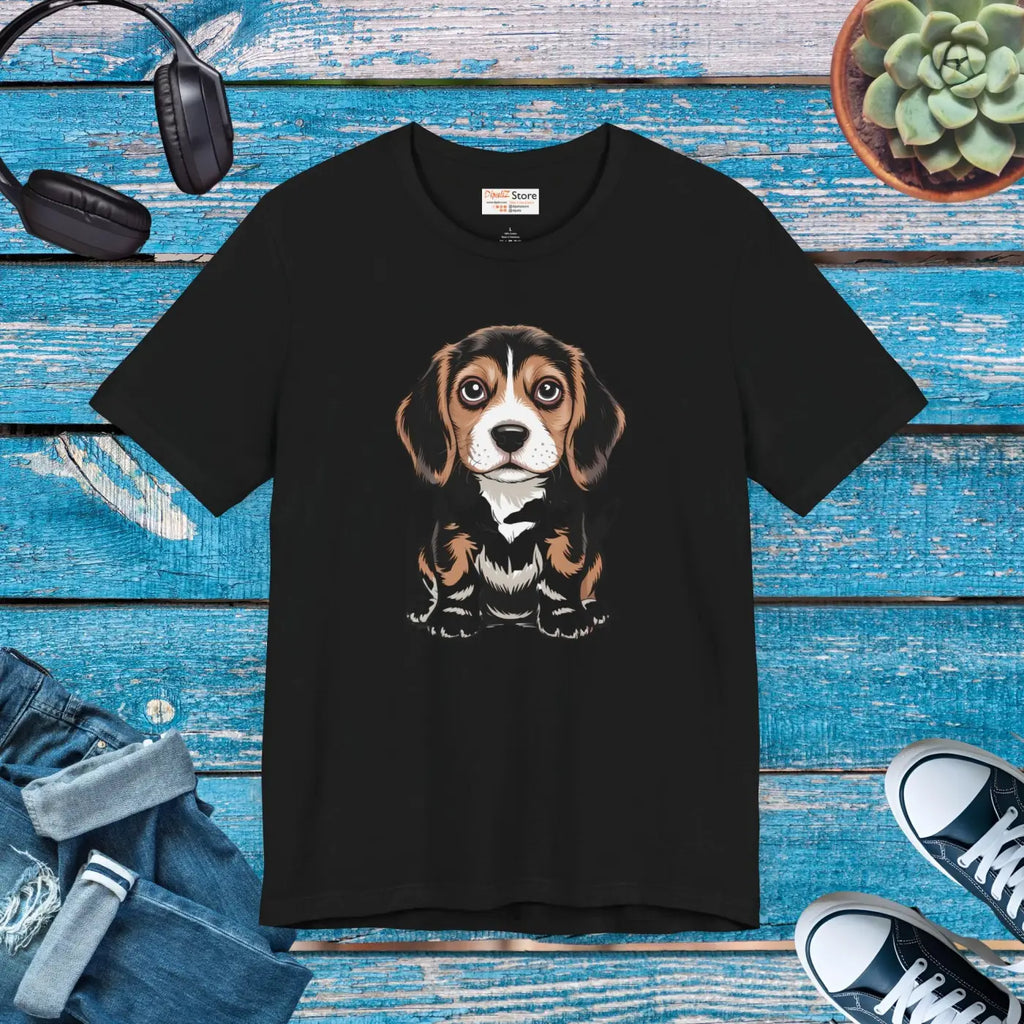Beagle Graphic Tee - Adorable Dog Lover Shirt - DipaliZ
