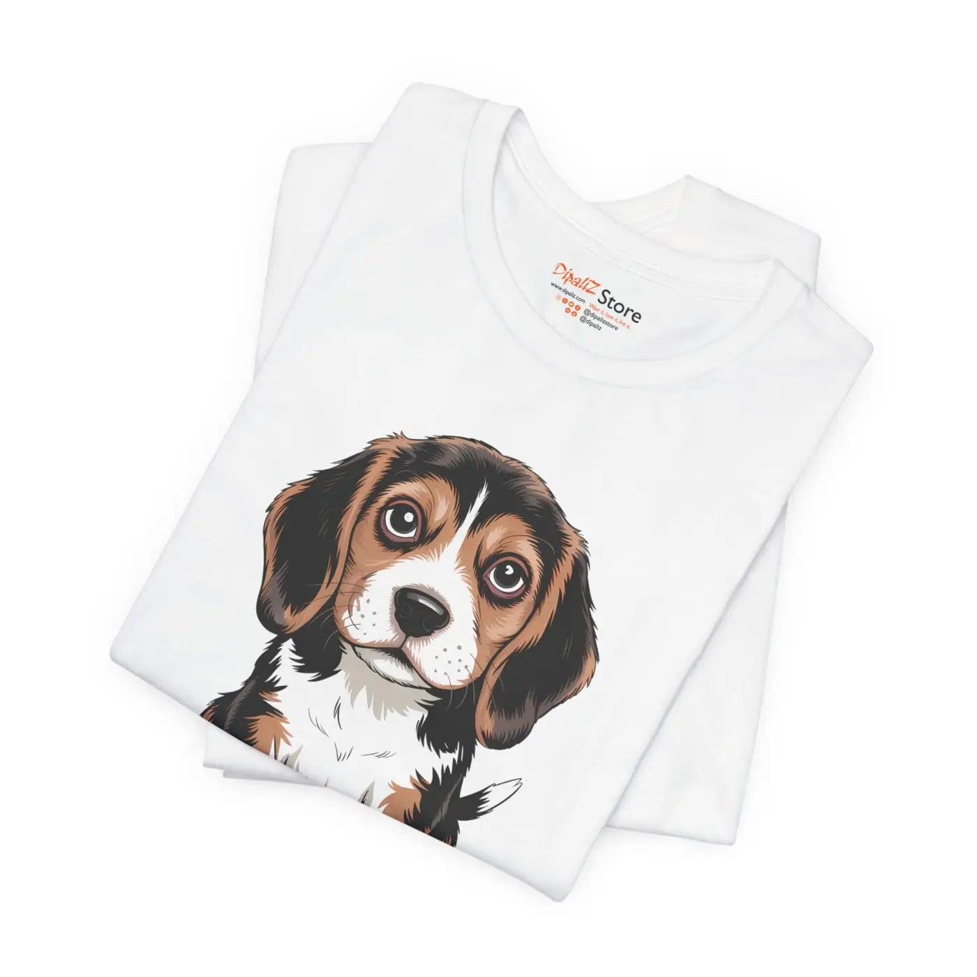 Beagle Graphic Tee - Adorable Dog Lover Shirt - DipaliZ