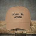 White Dad Cap - Adventure Awaits Everyday Style - DipaliZ