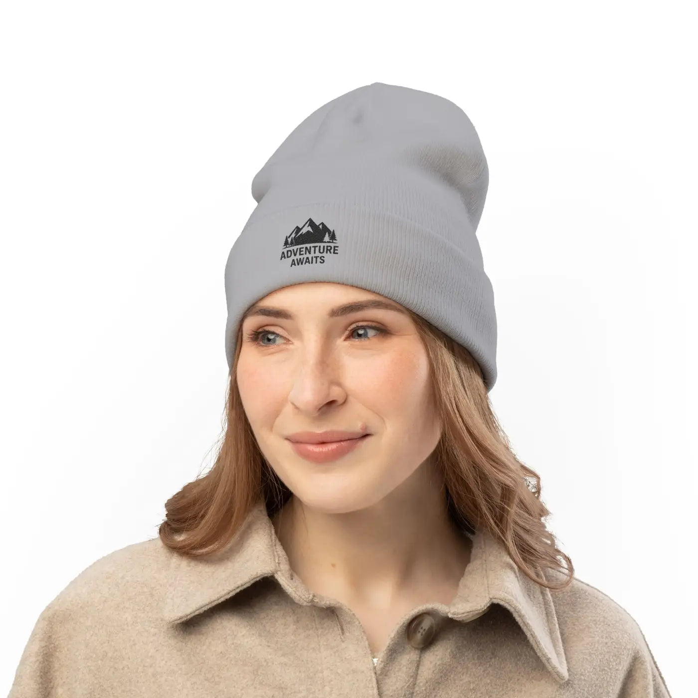 Adventure Awaits Knit Beanie - Cozy Winter Hat - DipaliZ