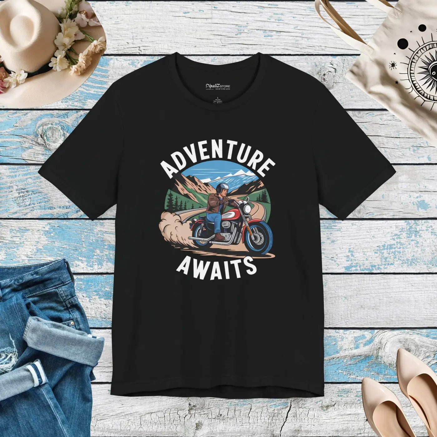 Adventure Awaits Unisex Jersey Short Sleeve Tee - DipaliZ