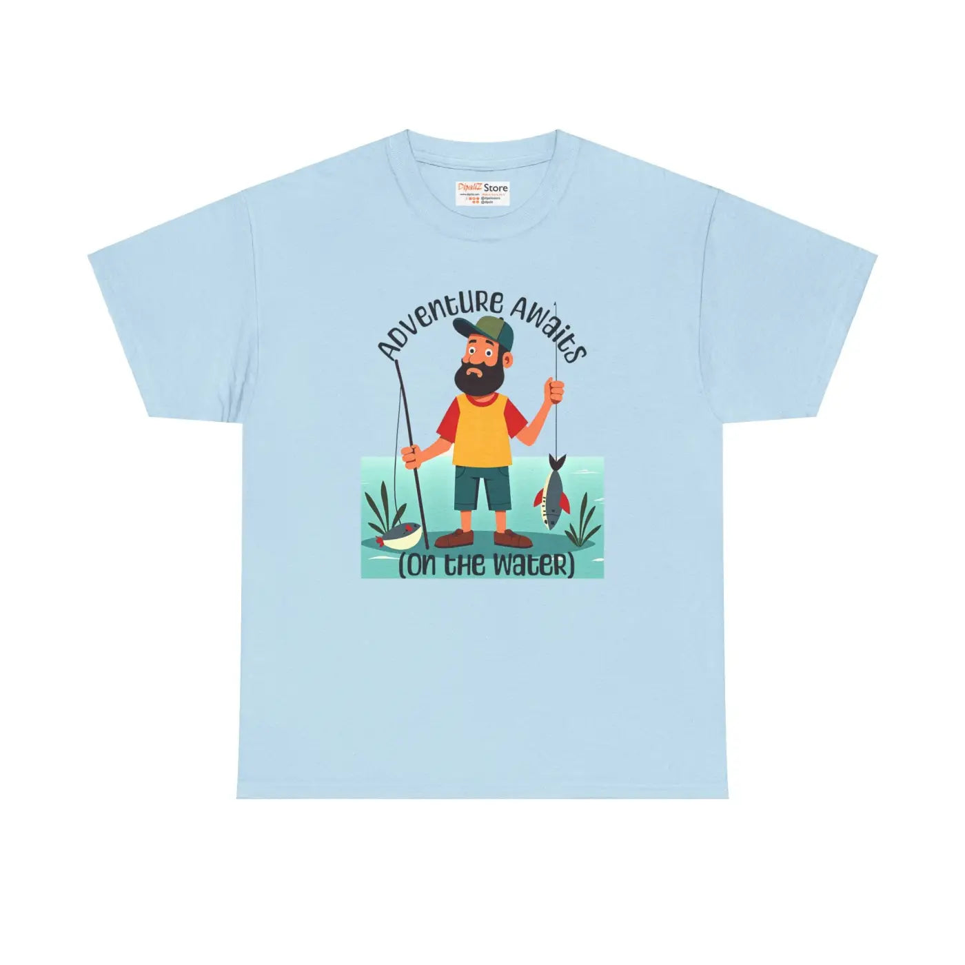 Fisherman Unisex Heavy Cotton Tee - Adventure Style - DipaliZ