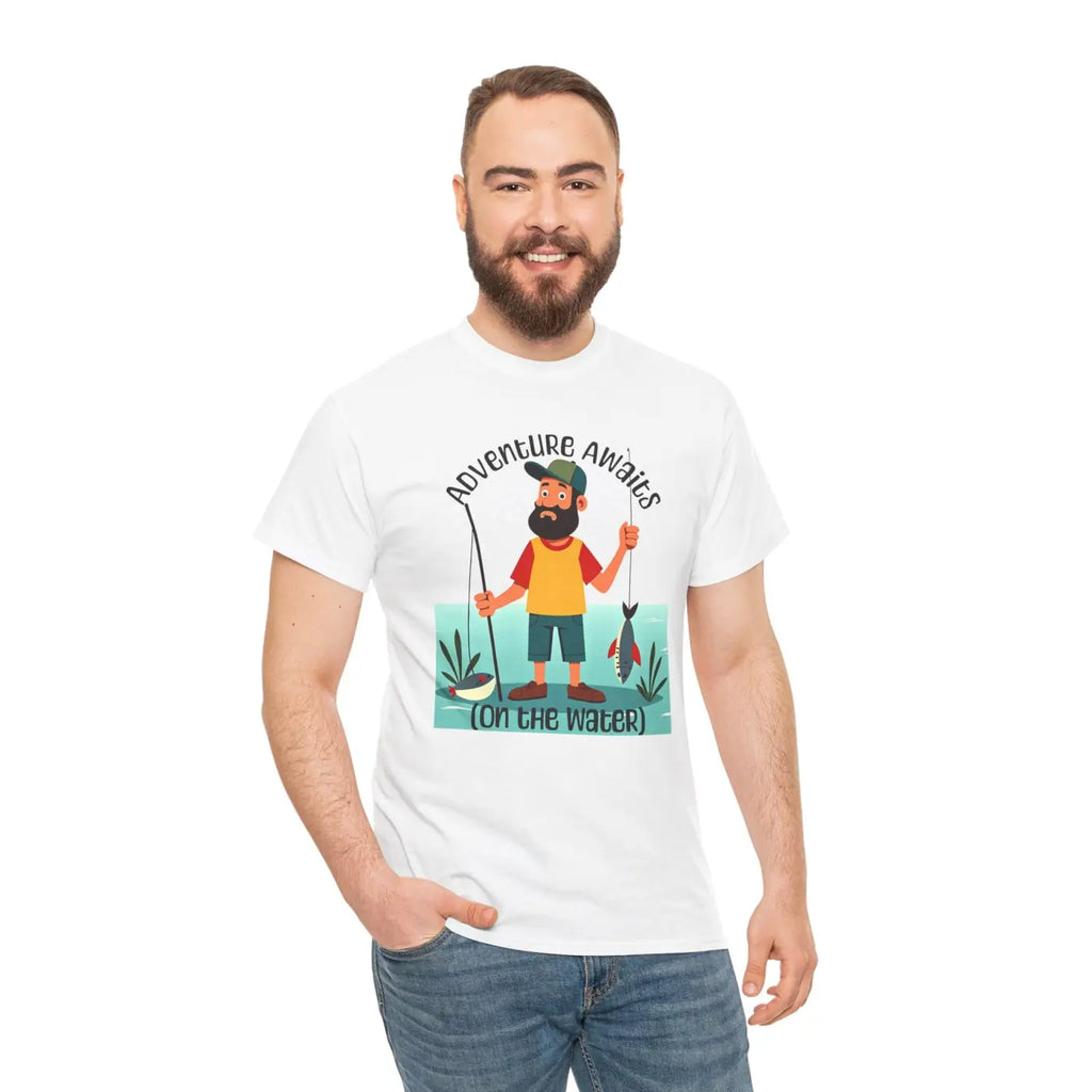 Fisherman Unisex Heavy Cotton Tee - Adventure Style - DipaliZ