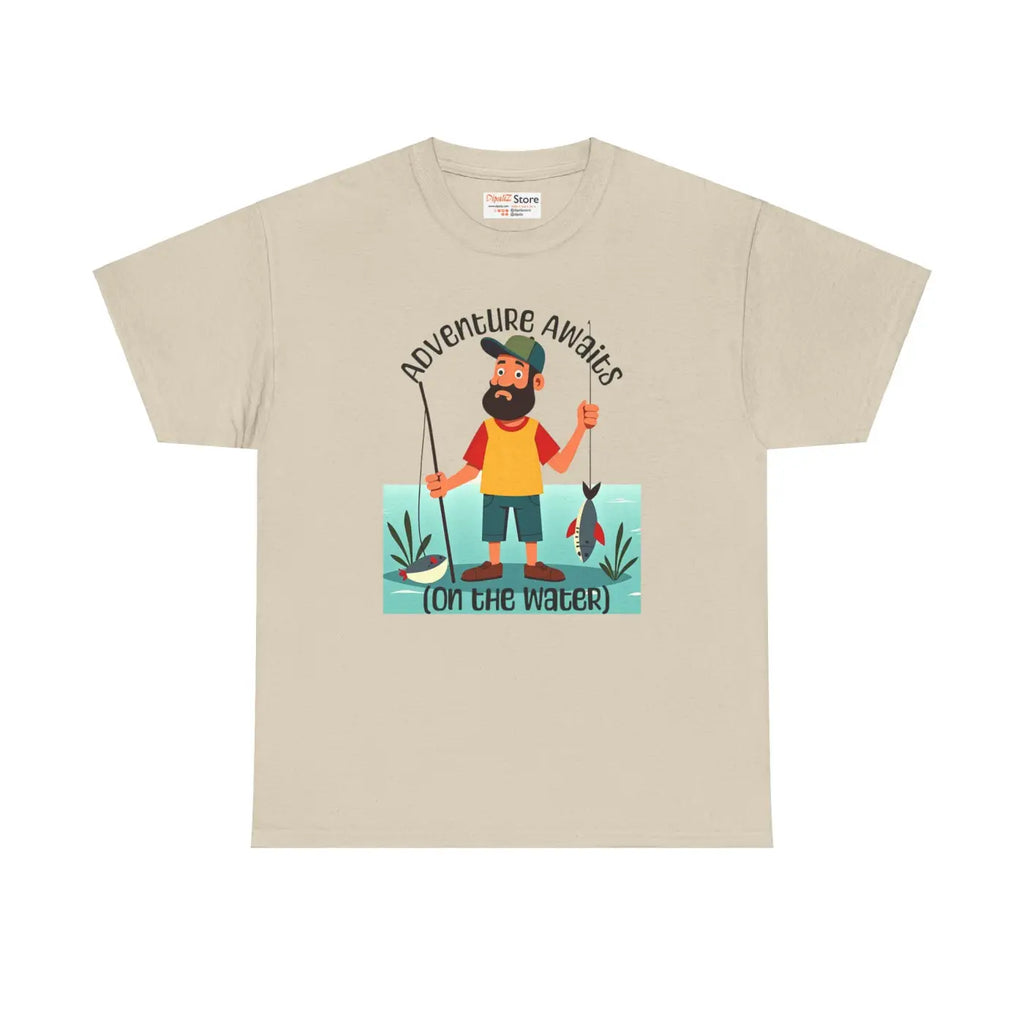 Fisherman Unisex Heavy Cotton Tee - Adventure Style - DipaliZ